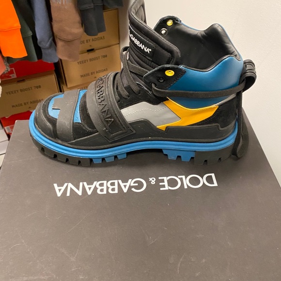 Dolce & Gabbana colour-block trekking boots main image 2